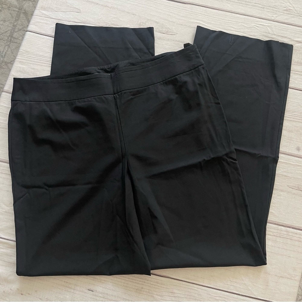Lafayette 148 New York Black Wide Leg Pants